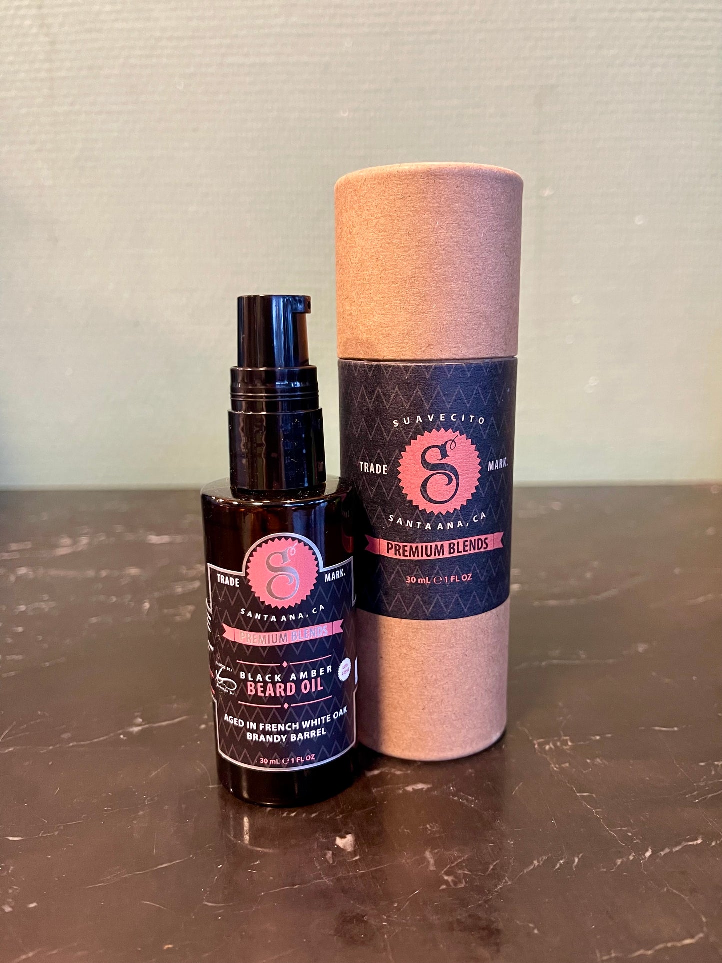 suavecito black amber beard oil
