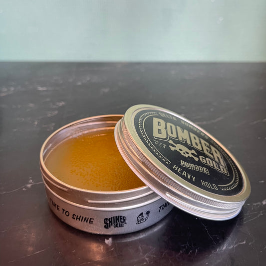 bomber gold heavy hold pomade 118gr